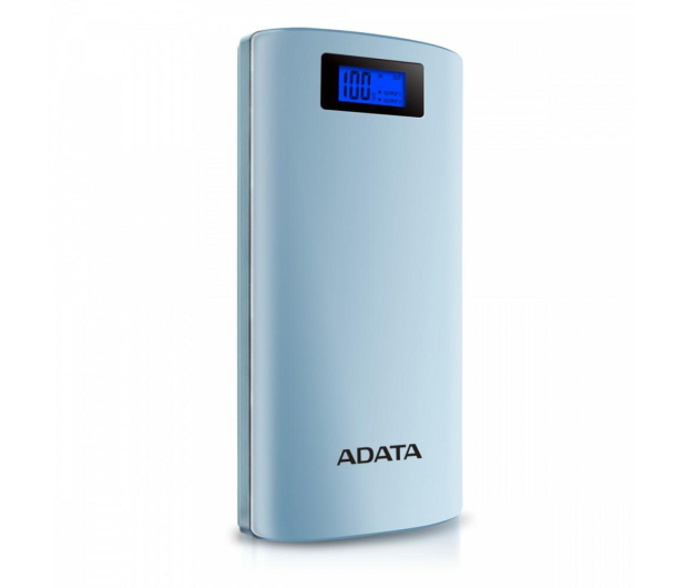 ADATA Power Bank P20000D 20000mAh 2.1A (niebieski) - 518795 - zdjęcie 2